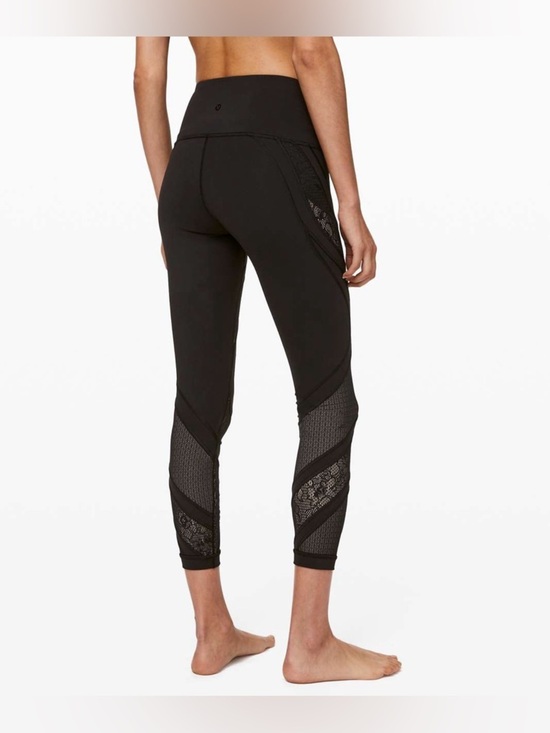 lululemon athletica Pants - Lululemon Wunder Under High-Rise Tight - Black Lace